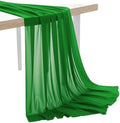 5 Yard Chiffon Fabrics, 44" Wide, Lightweight, Sheer – Green by MDS