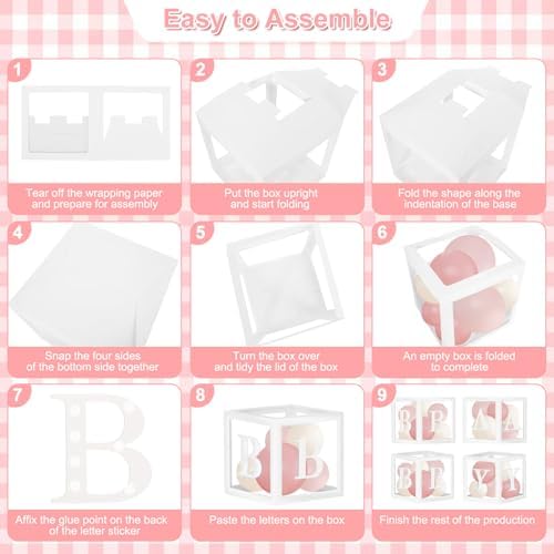 CROSSFINGERS Pink Baby Shower Decorations for Girls - Image 6