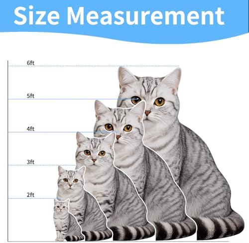 British Shorthair Silver Point 5FT Cardboard Cutout, 1PC - Image 2