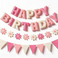 YEOCU Happy Birthday Decorations, No DIY, Pre-Strung 3D Banner by YEOCU