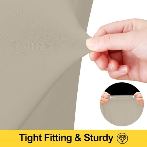 Smiry Spandex Elastic Fitted Table Cloth Skirt for 5FT Rectangle Table - Image 5