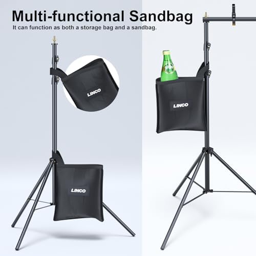 Linco Lincostore Backdrop Stand Kit 10x7ft for Photography - Image 3