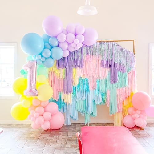 Voircoloria 66pcs Pastel Macaron Latex Party Balloons, 12inch - Image 3