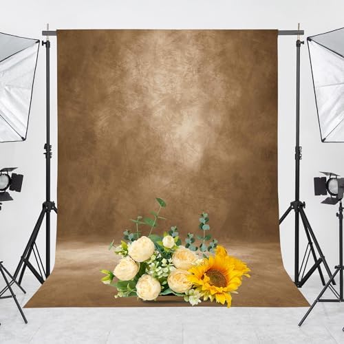Abstract Photography Backdrop for Photoshoot 8x10ft, Dark Brown,No Stand - Image 3