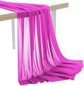 55 Yard Chiffon Fabrics, 44" Wide, Lightweight, Sheer – Hot Pink by MDS