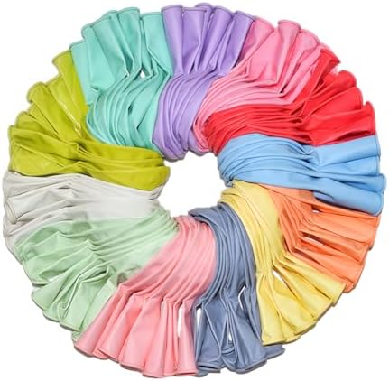 400 Pack Pastel Balloons 12 Inch Candy Colored Multicolor Rainbow Assorted Colors Macaron Latex Bulk Balloon 12 Kinds Colorful for Birthday Wedding Bridal Baby Shower Supplies Party Decorations by BAOKUANHU