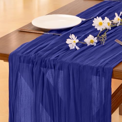 Cheesecloth Table Runner Fall Boho Wedding Birthday Party Home Decor - Image 2