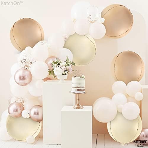 KatchOn White Sand Balloons 22 Inch, Pack of 6 - Image 5