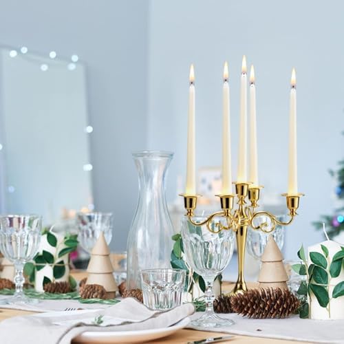 20pcs 10-inch iorvy Taper Candles Unscented and Smokeless, Long Burning 7-8 Hours Time for Daily, Wedding,Table,Fireplace - Image 6