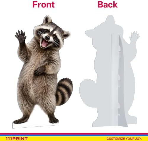 Funny Raccoon Life Size Cardboard Cutout Standee, 7FT - Image 3