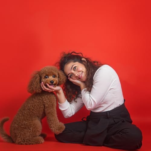 Kate Seamless Paper Backdrop Red Paper Backdrop Seamless Backdrop Paper Rolls (53''x32.8' Scarlet) - Image 6