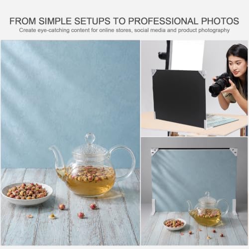 Food Photography Backdrops, 16.5 x 11.7 inch, Tabletop Photo Backdrop Kit - Image 4