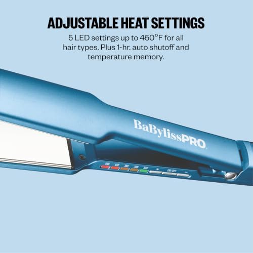 BabylissPRO Nano Titanium Digital Ultra-Thin Hair Straightener - Image 4