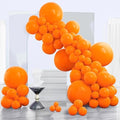 PartyWoo Orange Balloons 140pcs Fall Latex Helium Balloons Different Sizes by PartyWoo