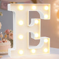 Pooqla LED Marquee Letter Lights Sign, Light Up Alphabet Letter for Home Party Wedding Decoration E by Pooqla