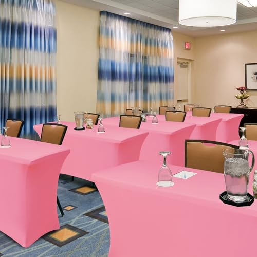 Spandex Table Cloths for 8 foot Rectangle Tables-Fitted Stretch Table Cover - Image 7