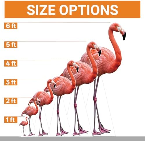 Flamingo 3FT Life Size Cardboard Cutout, 1 PC for Party Decor - Image 2