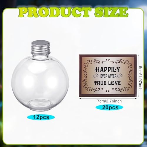 12 Pcs Ogre Party Favors Spherical Potion Bottles, 5.07 oz - Image 3