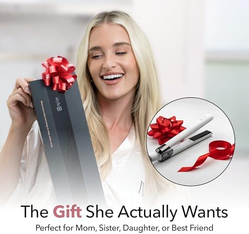 SRILabs StyleQ Flat Iron - Red Light Therapy, Titanium Graphene Plates - Image 3