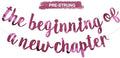 BEISHIDA Double-sided Pink Pre-Strung The Beginning of A New Chapter Banner by Beishida