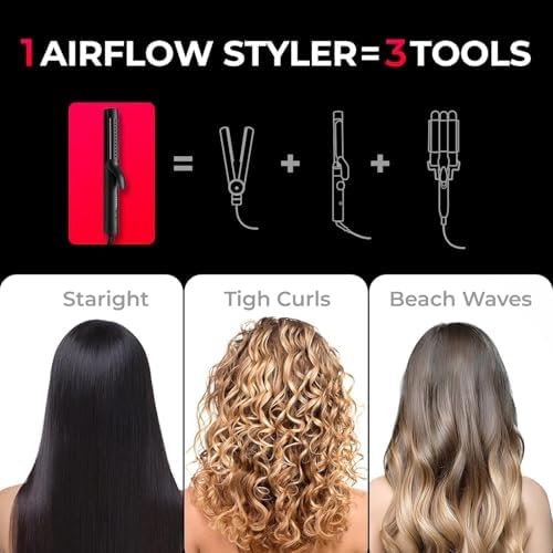 TYMO Airflow 2.0 Curling Iron Flat Iron-Hair Straightener and Curler 2 in 1 - Image 3