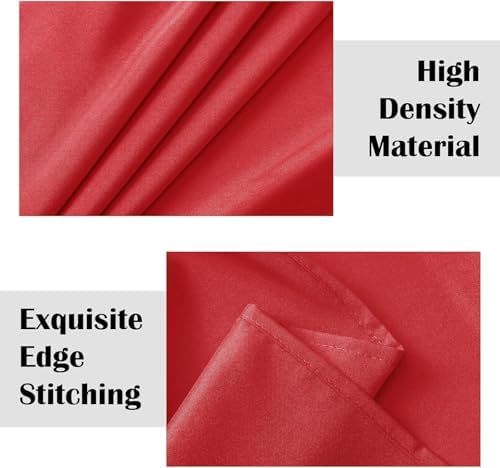 Sugargirl 10X10FT Bright Red Backdrop Background for Photography, Photo Backdrop Bright Red Screen Photo Booth Backdrop for Photoshoot Party Video(1 Panel) - Image 6