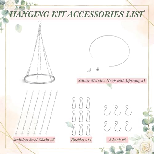 6 Panels 5 x 30ft White Ceiling Drapes for Wedding Parties 12 in Ring - Image 5