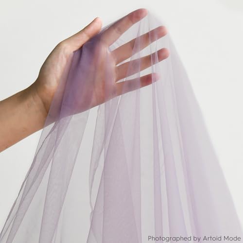 Artoid Mode Grayish Purple Gauze Table Runner 120 Inch 10FT, Seasonal Sheer Kitchen Dining Holiday Wedding Birthday Baby Shower Table Decor for Home Party - Image 4