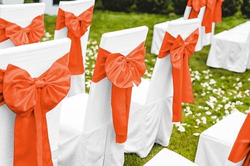 12 Pack Orange Satin Table Runner 12 x 108 Inch Long Premium Table Runners for Wedding Party Events Decoration, Birthday Parties, Banquets Decorations, Graduations, Engagements - Image 5