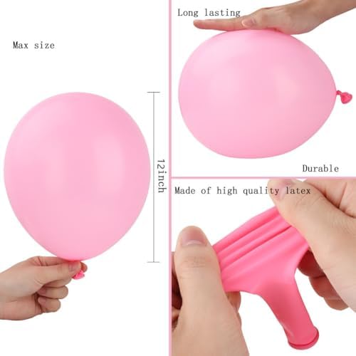 400 Pack Rainbow Balloons 12 Inch Assorted Colors Latex Multicolor Balloon 12 Kinds Colorful Bulk Balloons for Birthday Wedding Baby Shower Anniversaries Store Party Decorations - Image 4