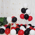 300 Pack Red Black and White Balloon 5 Inch Mini Latex Small Balloons by BAOKUANHU