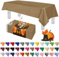 Grandipity Plastic Table Cloth Disposable 12 Pack 54” x 108” Rectangle by Grandipity