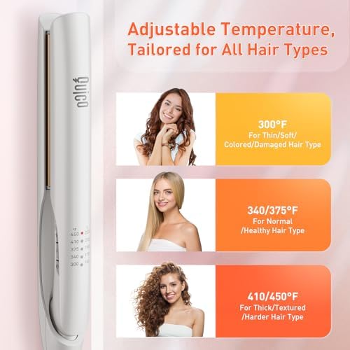 Quico Hair Straightener, 100-240V Dual Voltage Straightener and Curler - Image 7
