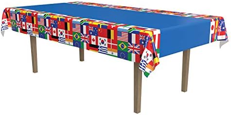 Beistle International Flag Plastic Tablecover (Pack of 2) - Image 2