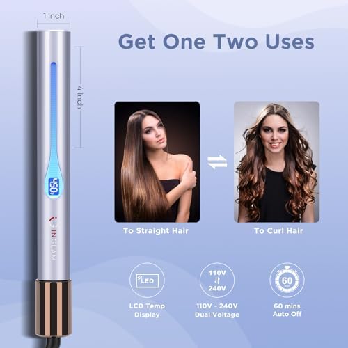 IG INGLAM 1 Inch Infrared Titanium Flat Iron Hair Straightener - Image 6