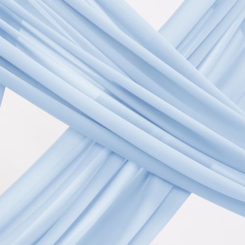Wedding Arch Draping Fabric Sheer Chiffon Curtain Drape Wedding Party Decor - Image 5