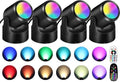 URTOM 6W RGBW Up Lights Indoor Halloween LED Floor Spotlight with Remote by URTOM