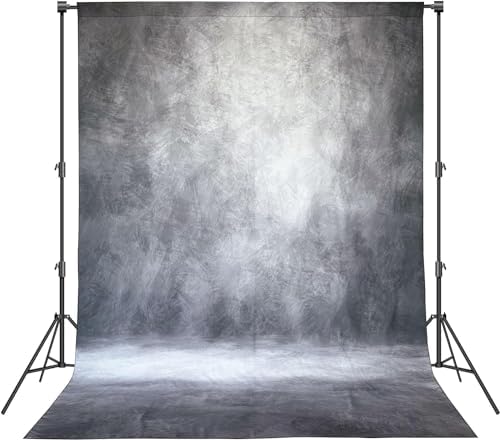 Abstract Photography Backdrop for Photoshoot 8x12ft,Grey,No Stand by Haboke