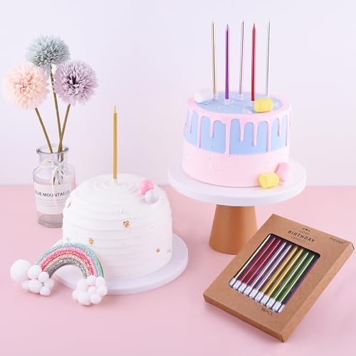 PHD CAKE 36-Count Pearl White Long Thin Birthday Candles, Cake Candles, Birthday Parties, Wedding Decorations, Party Candles - Image 6