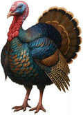 Turkey Cardboard Cutout, 4FT Life Size Standup, 1PC by Unknown