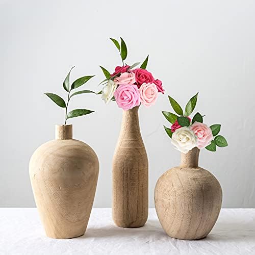 AmyHomie Seriesa Red Rose 100pcs Real Looking Artificial Flowers w/Stem - Image 6