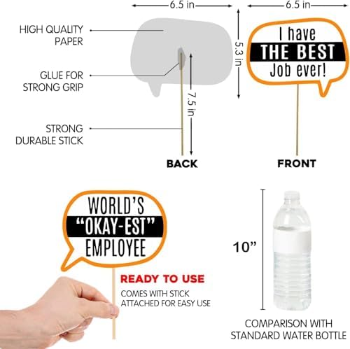 29 PCS Office Photo Booth Props, Set of 1 - Image 2