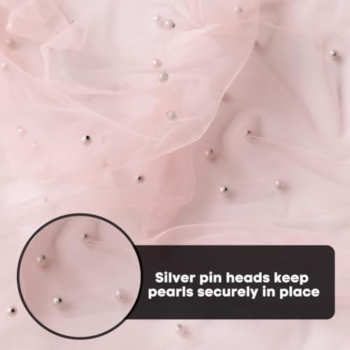 Artoid Mode 6-Pack Pearl Pink Gauze Table Runner 10FT Home Decor - Image 7