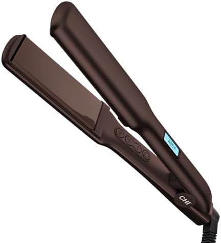 CHI Original Digital Ceramic Hairstyling Iron, 1.5", Chocolate by FaroukSystemsInc