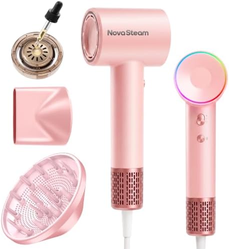 Hair Dryer, High-Speed Ionic Blow Dryer with Essential Oil & Diffuser by ChangeYourLifeTogether