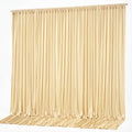 10x10ft Champagne Backdrop Curtain Panels for Parties - Wrinkle Free Polyester Photo Curtain Backdrop Wedding Back Drop Fabric Drapes for Party Decorations Background for Photography by WishCare