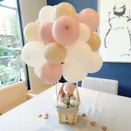 Pink Beige Gold Balloon Garland Arch Kit, 109 Pieces Blush Pastel Pink Peach Pink Gold Beige White Sand Latex Balloon Garland Kit for Girls Women Birthday Baby Bridal Shower Wedding Party Decorations - Image 5