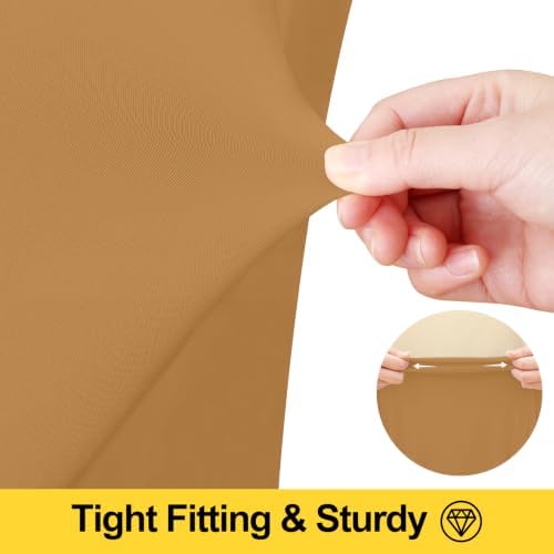 Smiry 2 Pack Spandex Elastic Fitted Table Cloth Skirt for 8FT Table - Image 4