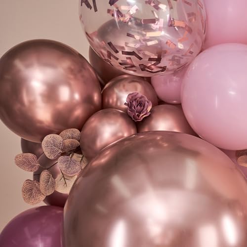 PartyWoo Dusty Pink Balloon Arch Kit 140pcs Different Sizes 18 12 10 5 Inch - Image 4