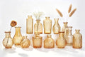 Mini Bud Vases As Wedding Centerpieces for Tables,Clear Bud Vases for Flowers,Small Flower Vases Suitable for Birthday Party,Anniversary,Wedding Reception,Baby Shower (Gold, 12PCS) by Unknown